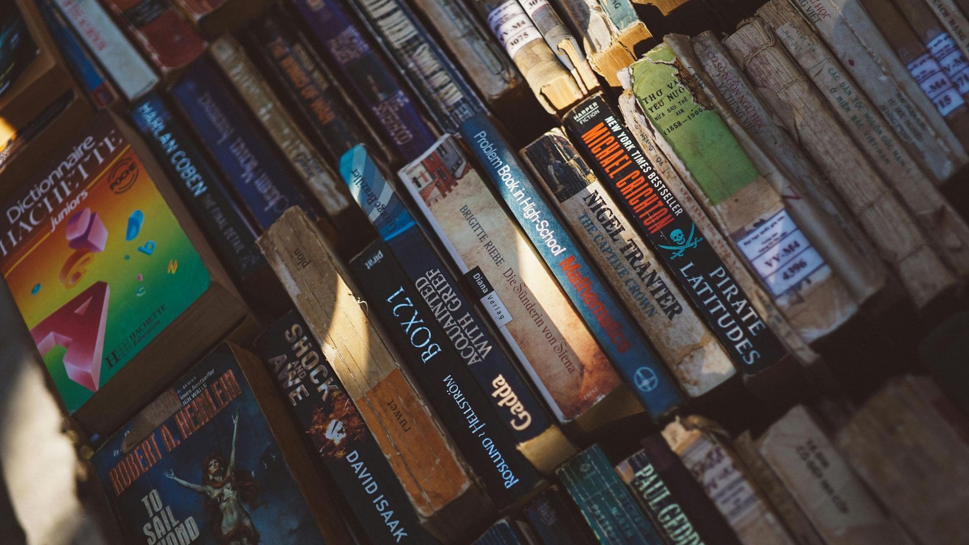 Science Fiction books (Image via Pexels)