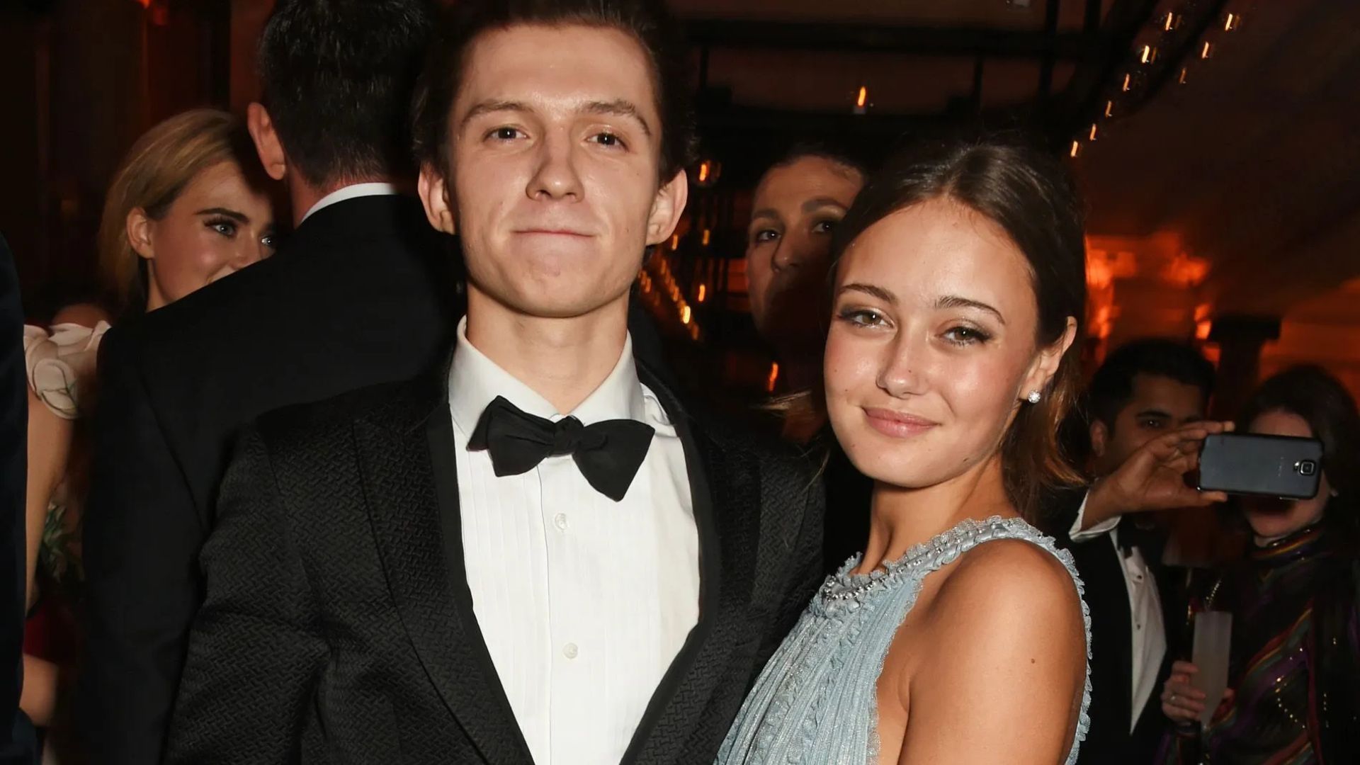 Tom Holland and Ella Purnell (Source:Getty)