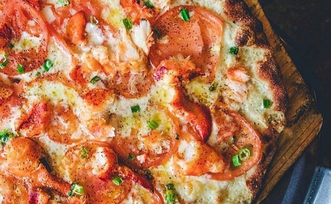 Lobster Pizza from Mango&#039;s Wood-Fired Pizza Co. (Image via Instagram/@mangoswoodfiredpizza)