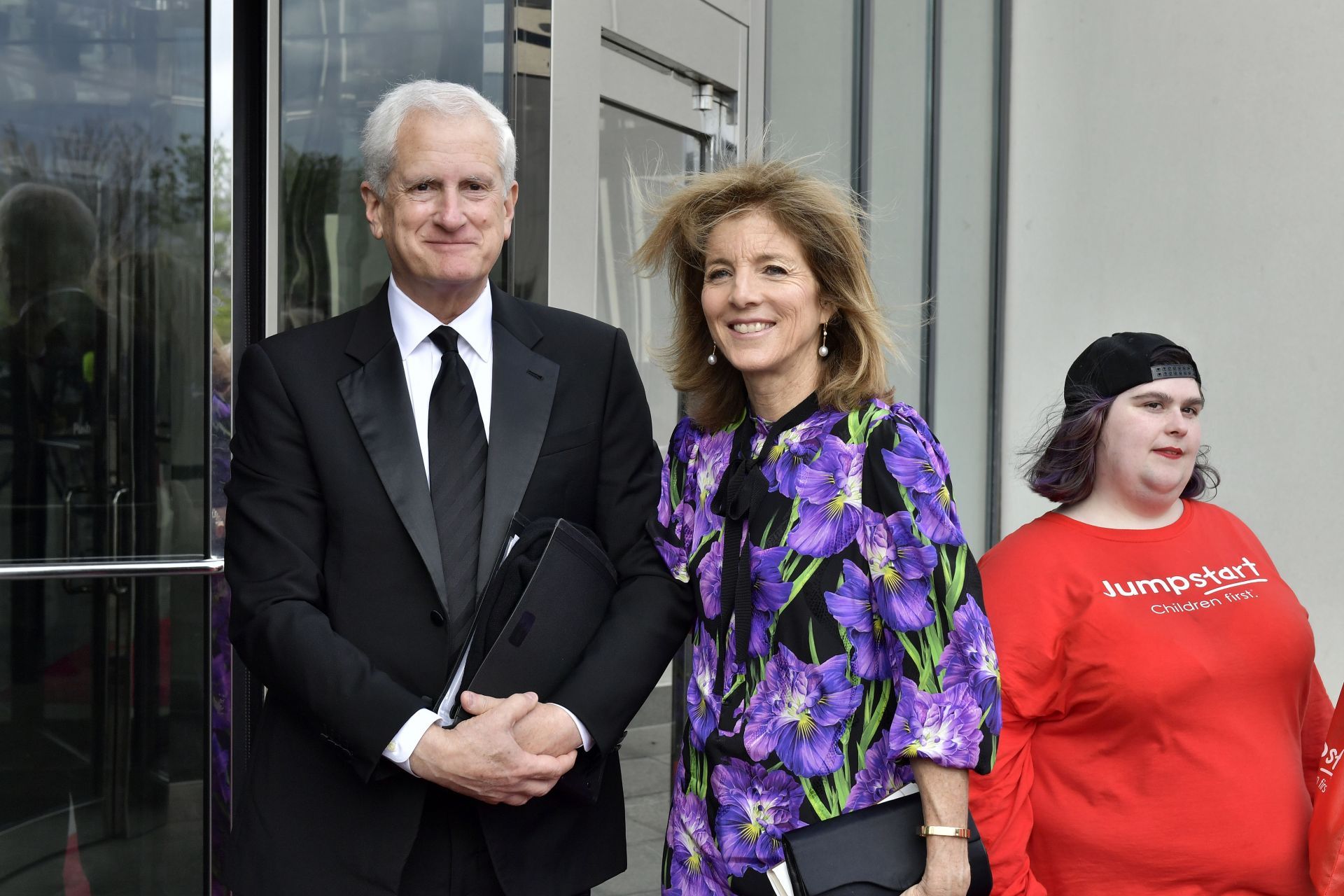 Edwin Schlossberg and Caroline Kennedy at the annual JFK Profile in Courage Award, 2018 (Image via Getty)