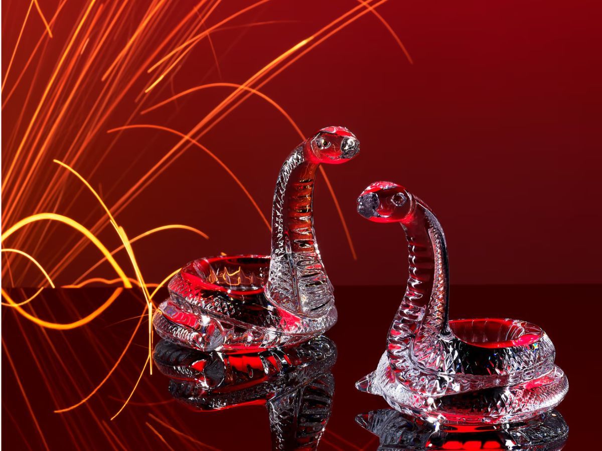 Baccarat Zodiaque Snake 2025 Figurine (Image via Baccarat)