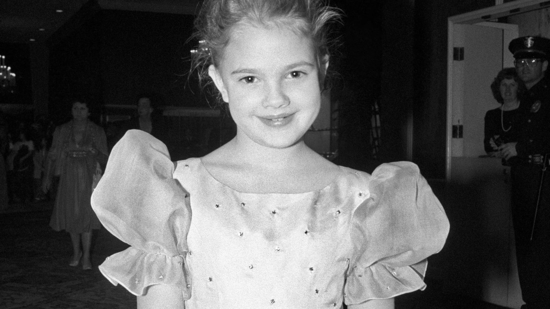 Drew Barrymore at the Golden Globes 1982 (Image via Golden Globes)