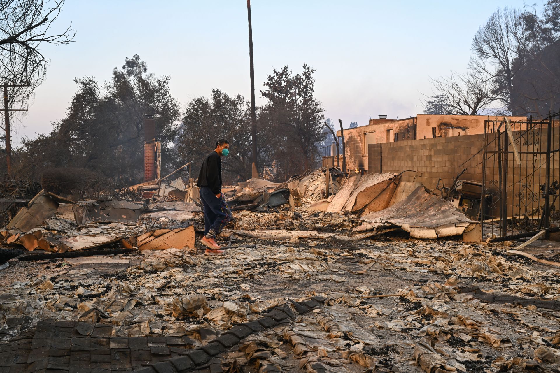 Eaton wildfire in Los Angeles (Image Source: Getty)