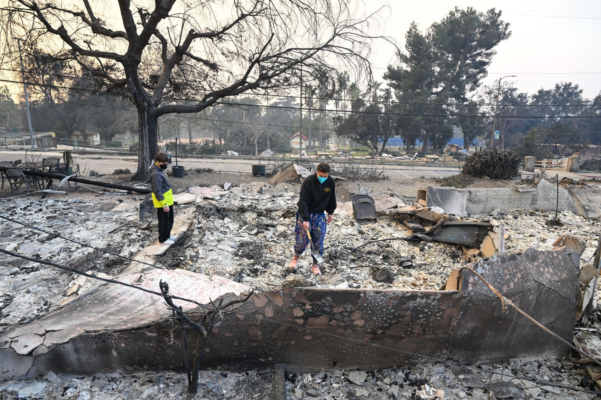 Eaton wildfire in Los Angeles - Source: Getty