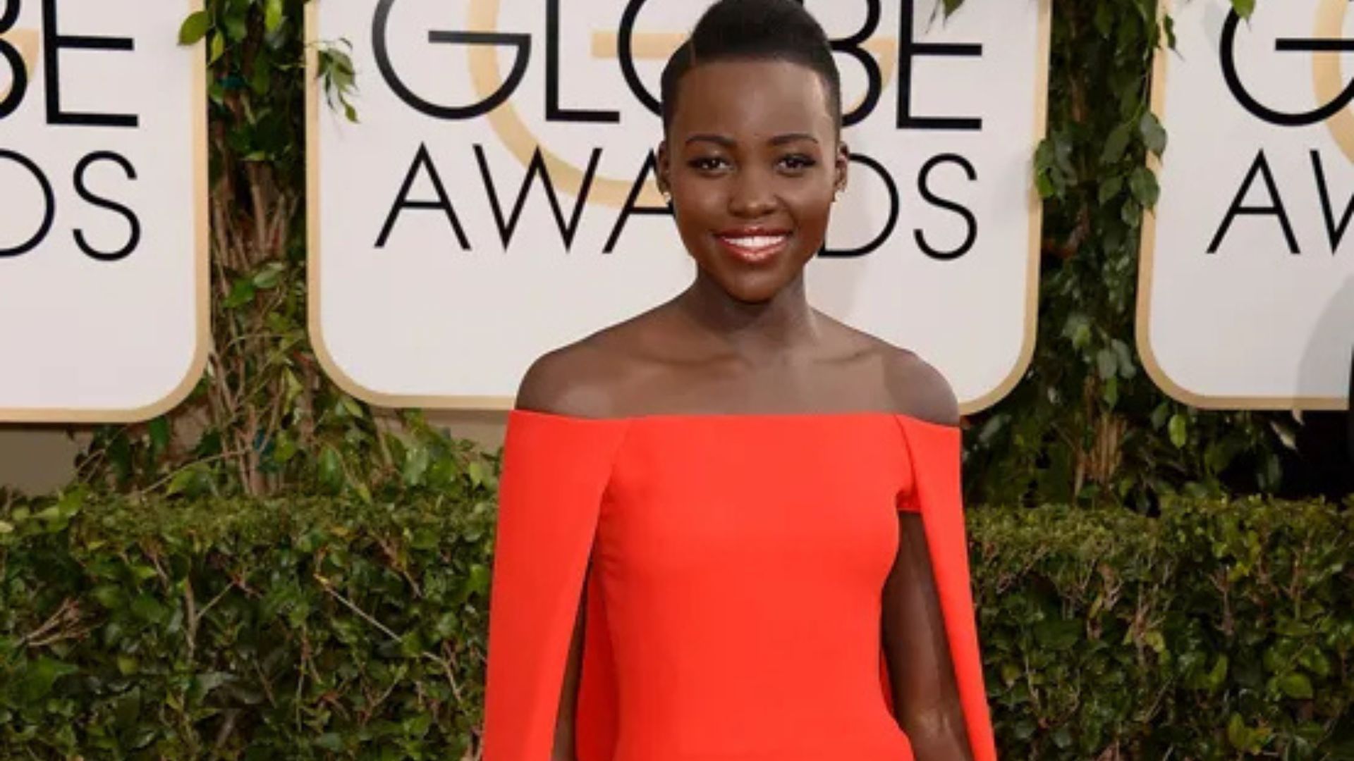 Lupita Nyong&#039;o at the 71st Annual Golden Globe Awards (Image via Golden Globes)