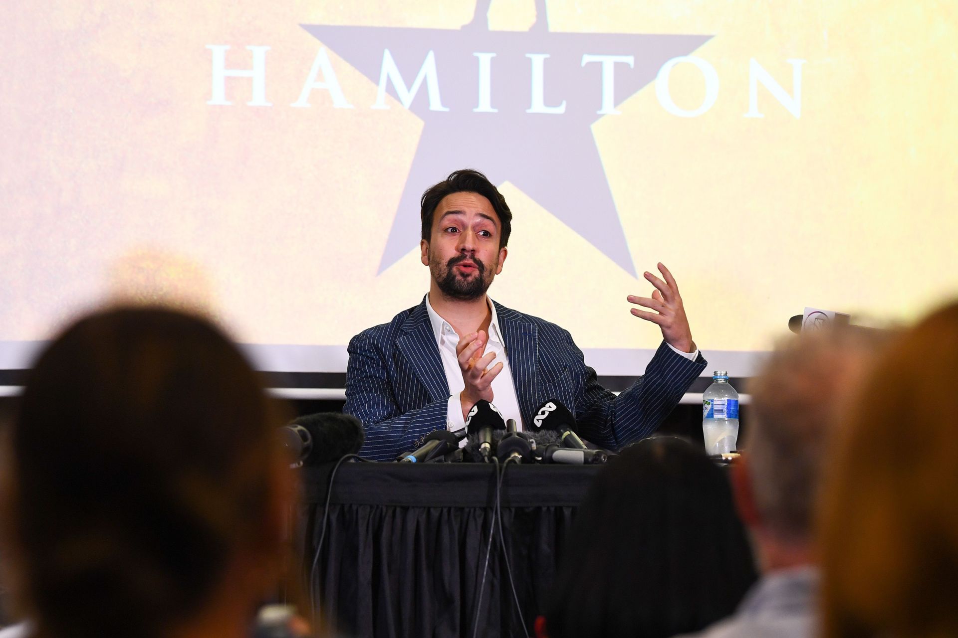 Lin-Manuel Miranda Press Conference For The Australian Production Of &quot;Hamilton&quot; - Source: Getty