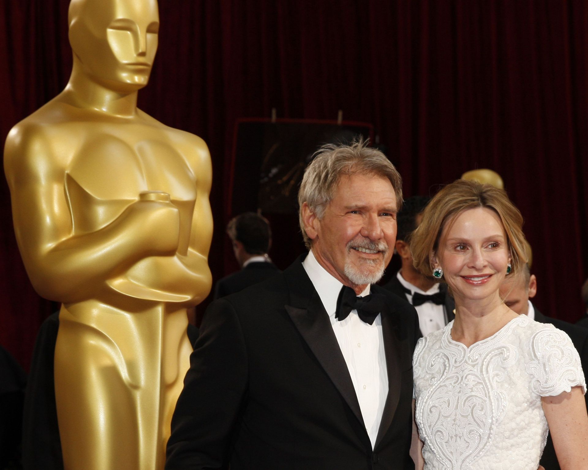 HOLLYWOOD, CA - March 2, 2014, Harrison Ford and Calista Flockhart arrive at the 86th Annual - Source: Getty