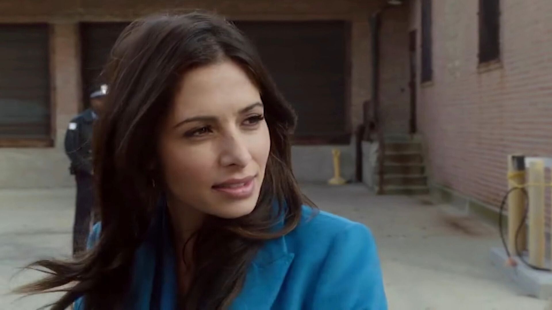 Sarah Shahi in Chicago Fire | Image via Wolf Entertainment