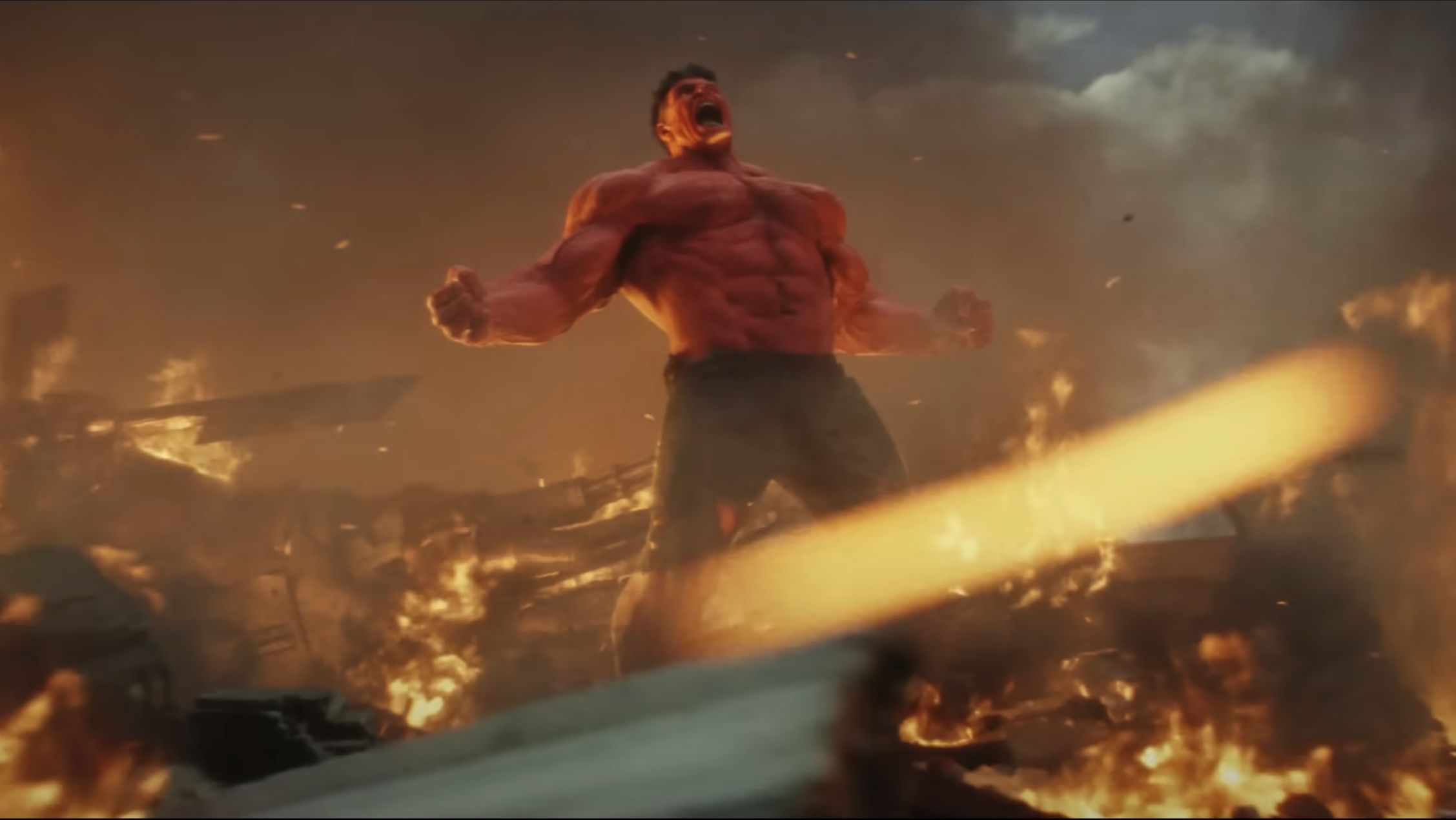 Red Hulk from Captain America: Brave New World (Image via YouTube/@marvel)