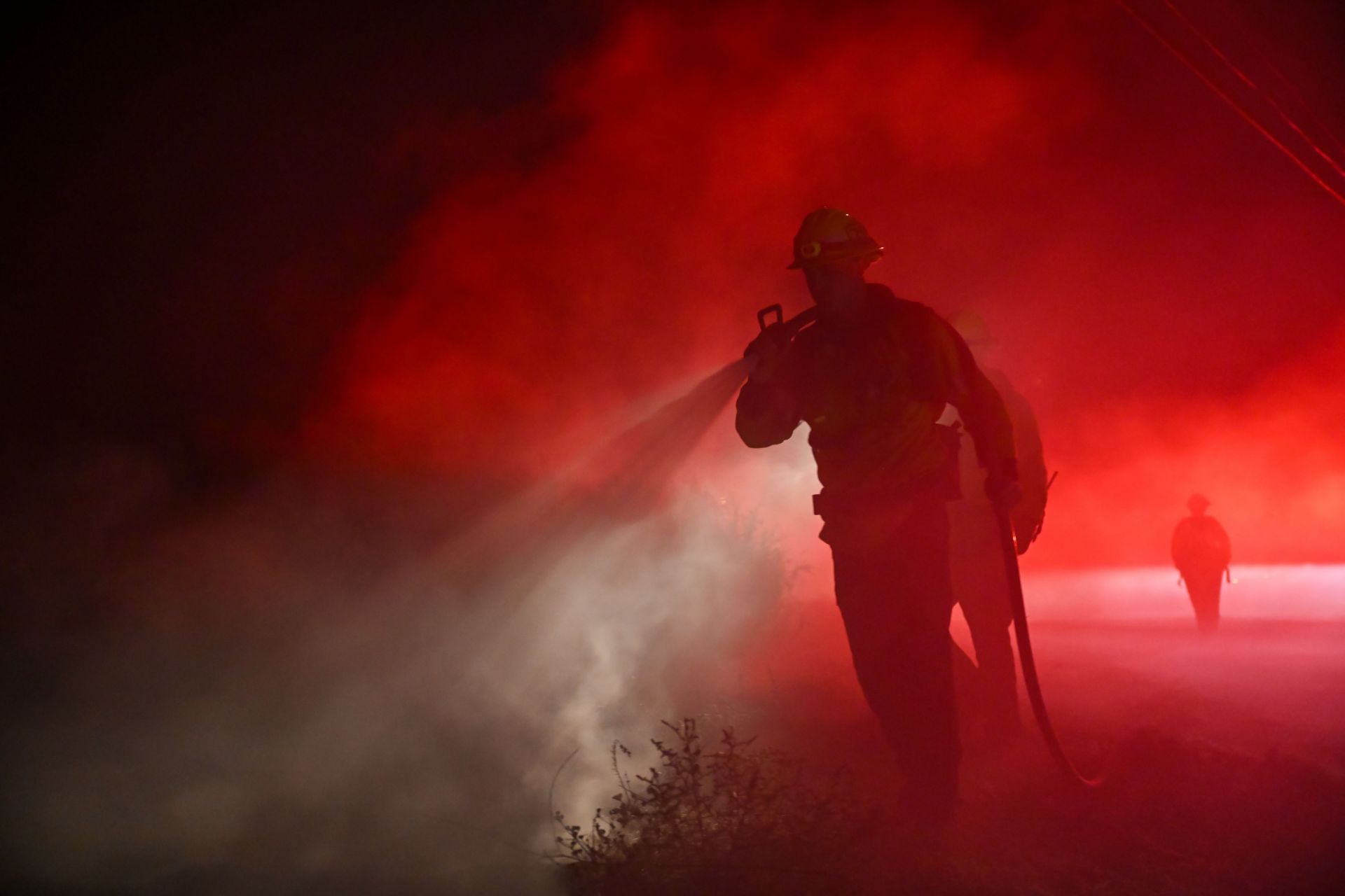 Hughes Fire: Wildfires in Castaic of Los Angeles County - Source: Getty