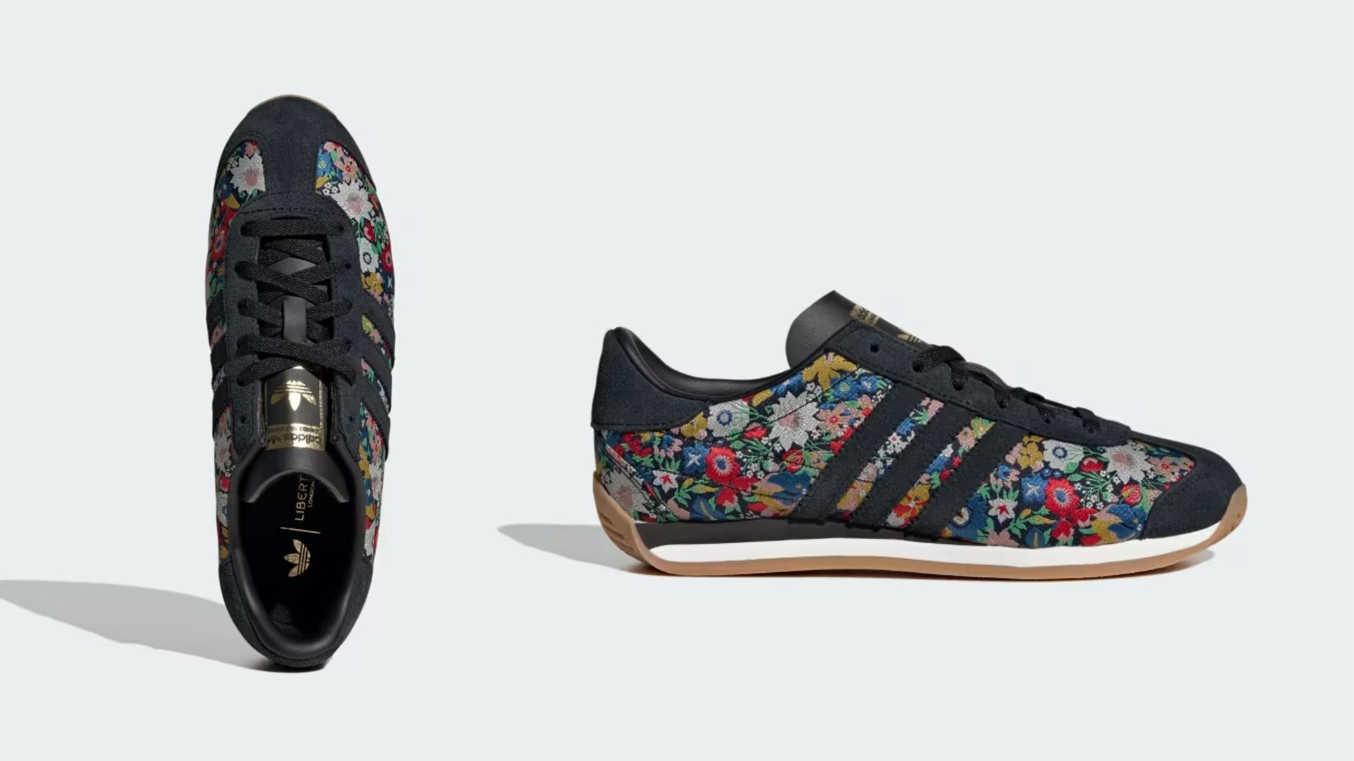 Country OG x Liberty London Shoes (Image via Adidas)