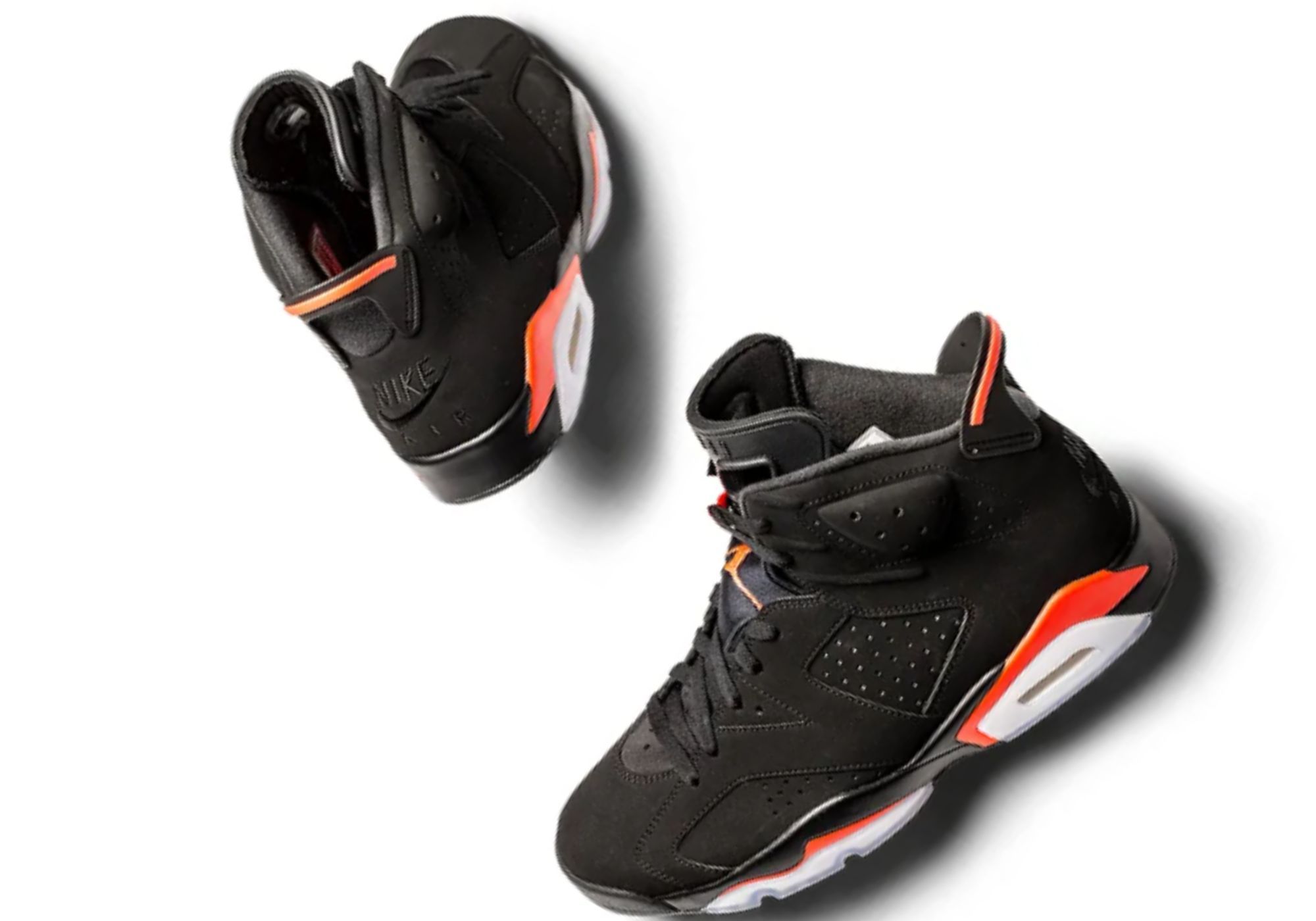 Air Jordan VI OG &#039;Infrared&#039; sneakers (Image via Nike)