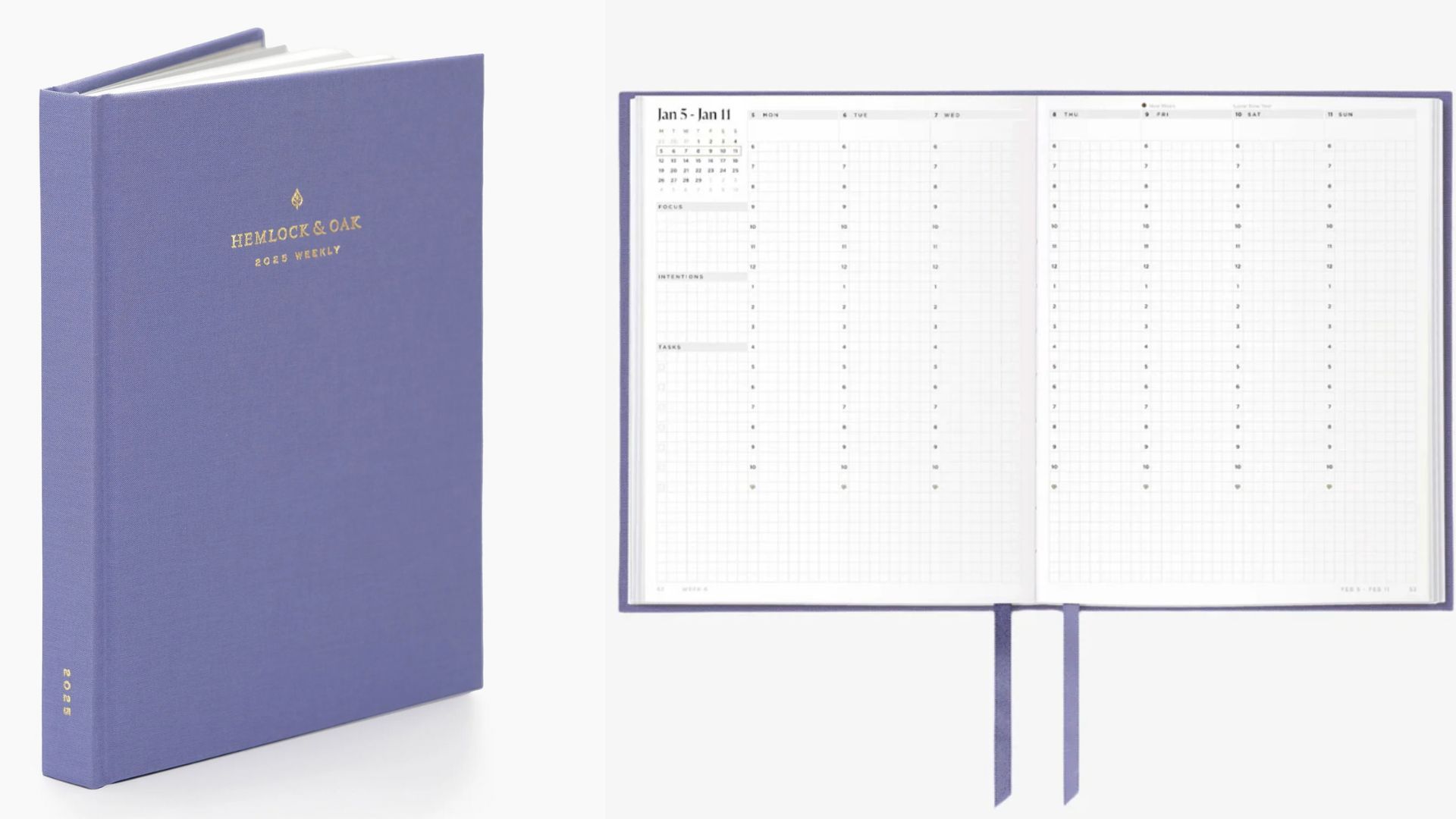 2025 Weekly Planner (Image via Hemlock and Oak)