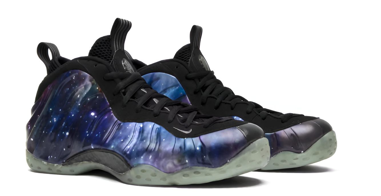 The Nike Air Foamposite One &quot;Galaxy (image via houseofheat.co/nike