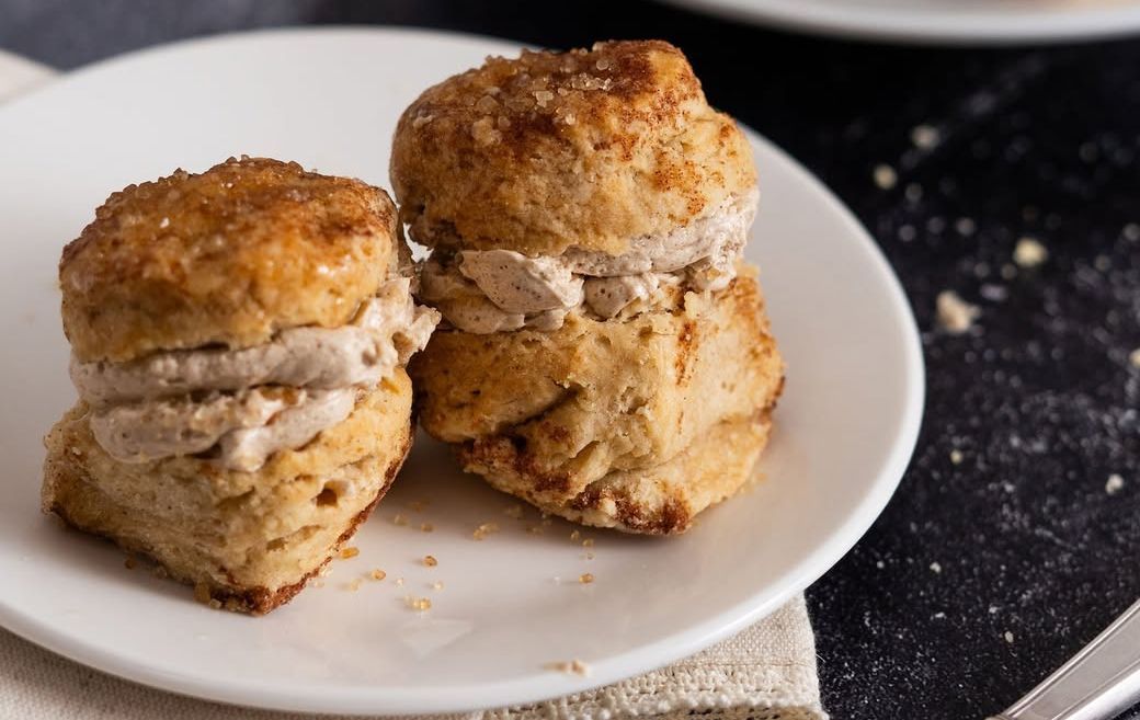 Cinnamon biscuits from Callie&#039;s Hot Little Biscuit. (Image via Instagram/@callieshotlittlebiscuit)