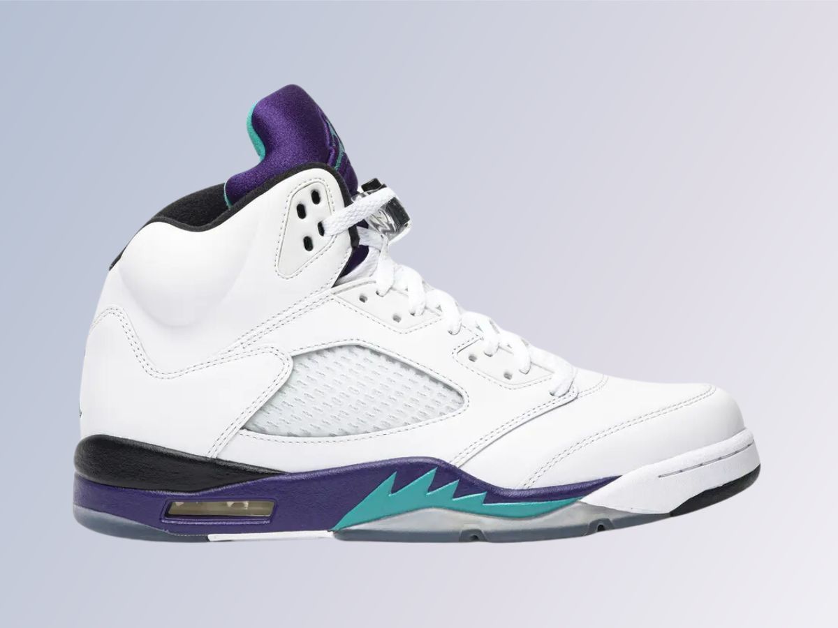 Air Jordan 5 Retro &quot;Grape&quot; (Image via GOAT)