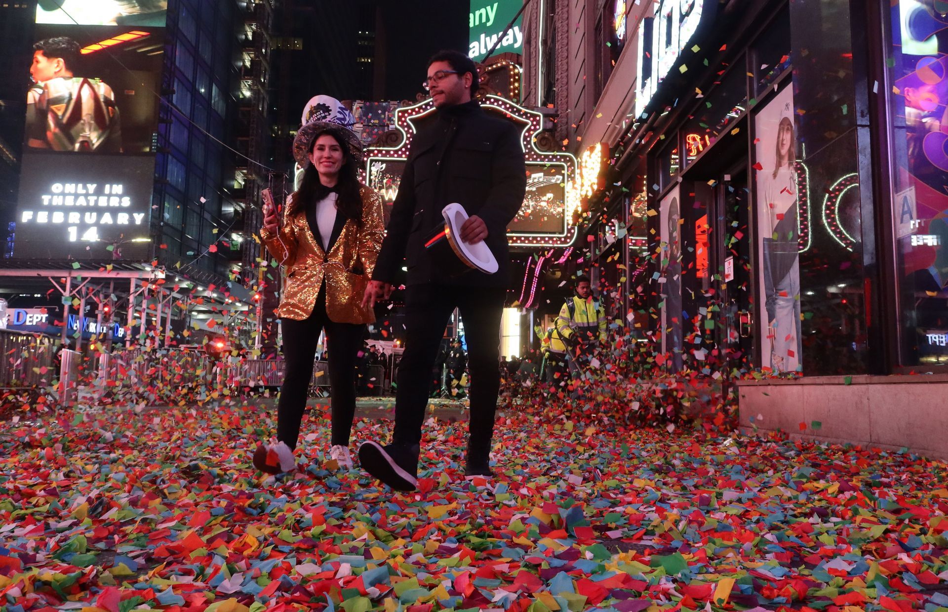 New Year&#039;s Eve in Times Square in New York City - Source: Getty