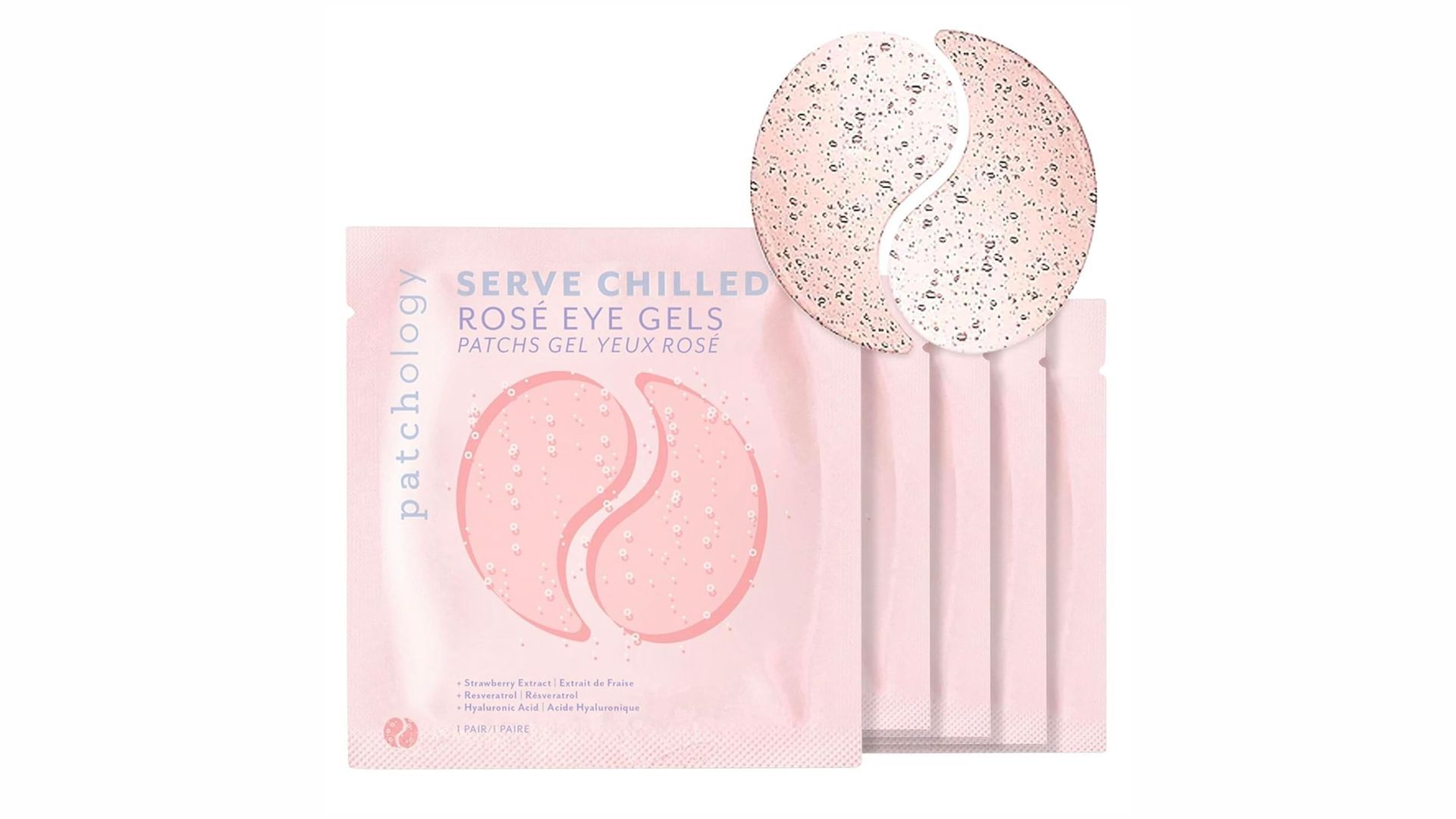 Patchology Serve Chilled Ros&eacute; Hydrating Under Eye Patches (Image via Amazon)