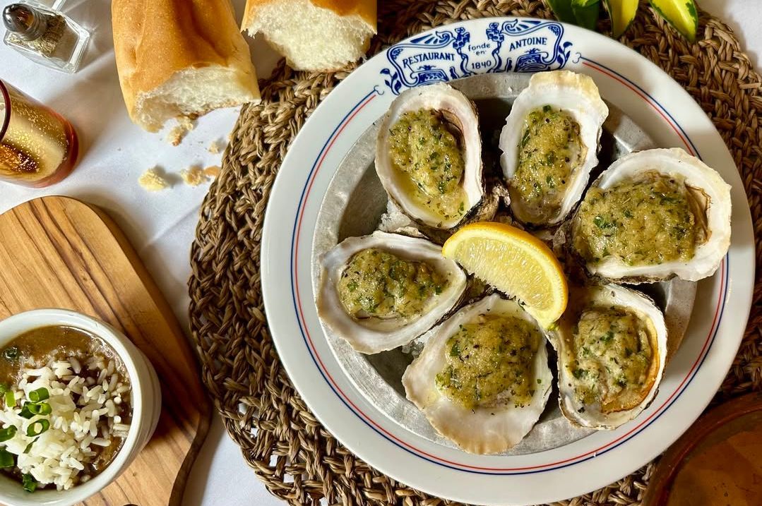 Oysters from Antoine&rsquo;s Restaurant. (Image via Instagram/@antoinesnola)