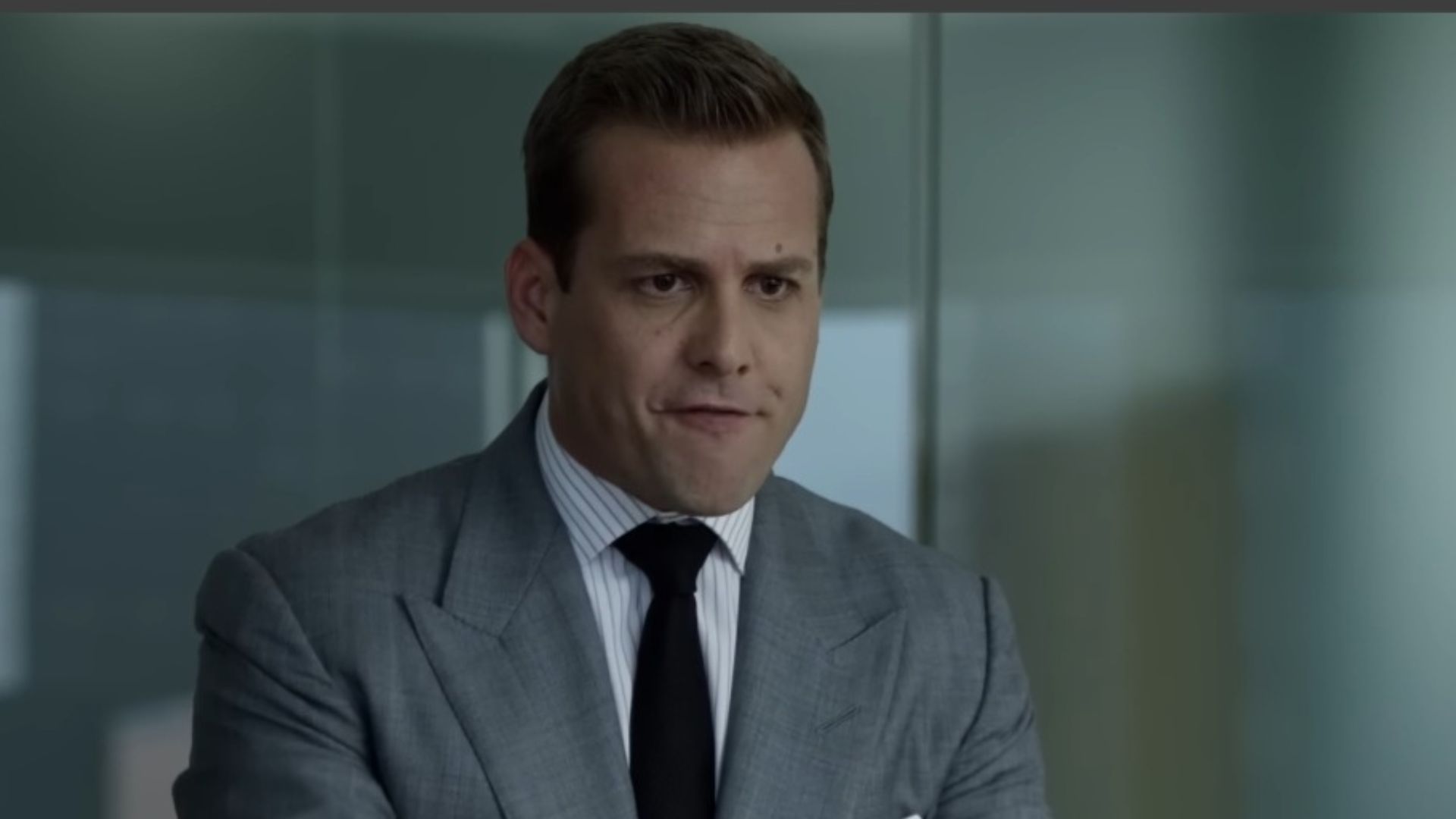 Gabriel Macht as Harvey Specter is back for the spin off series Suits L.A (Image Via YouTube/Suits Official)