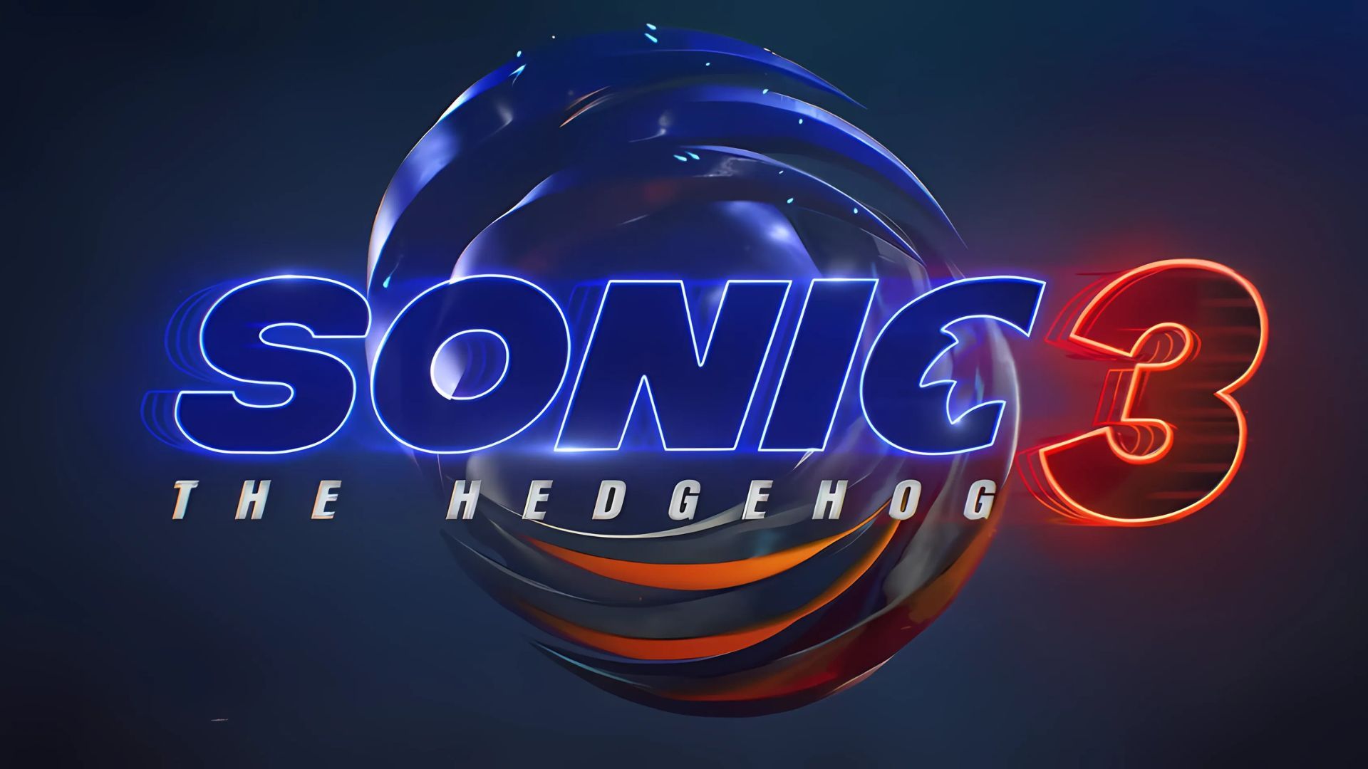 Sonic the Hedgehog 3 title card from the official Youtube trailer. (Image Via. Paramount Pictures)