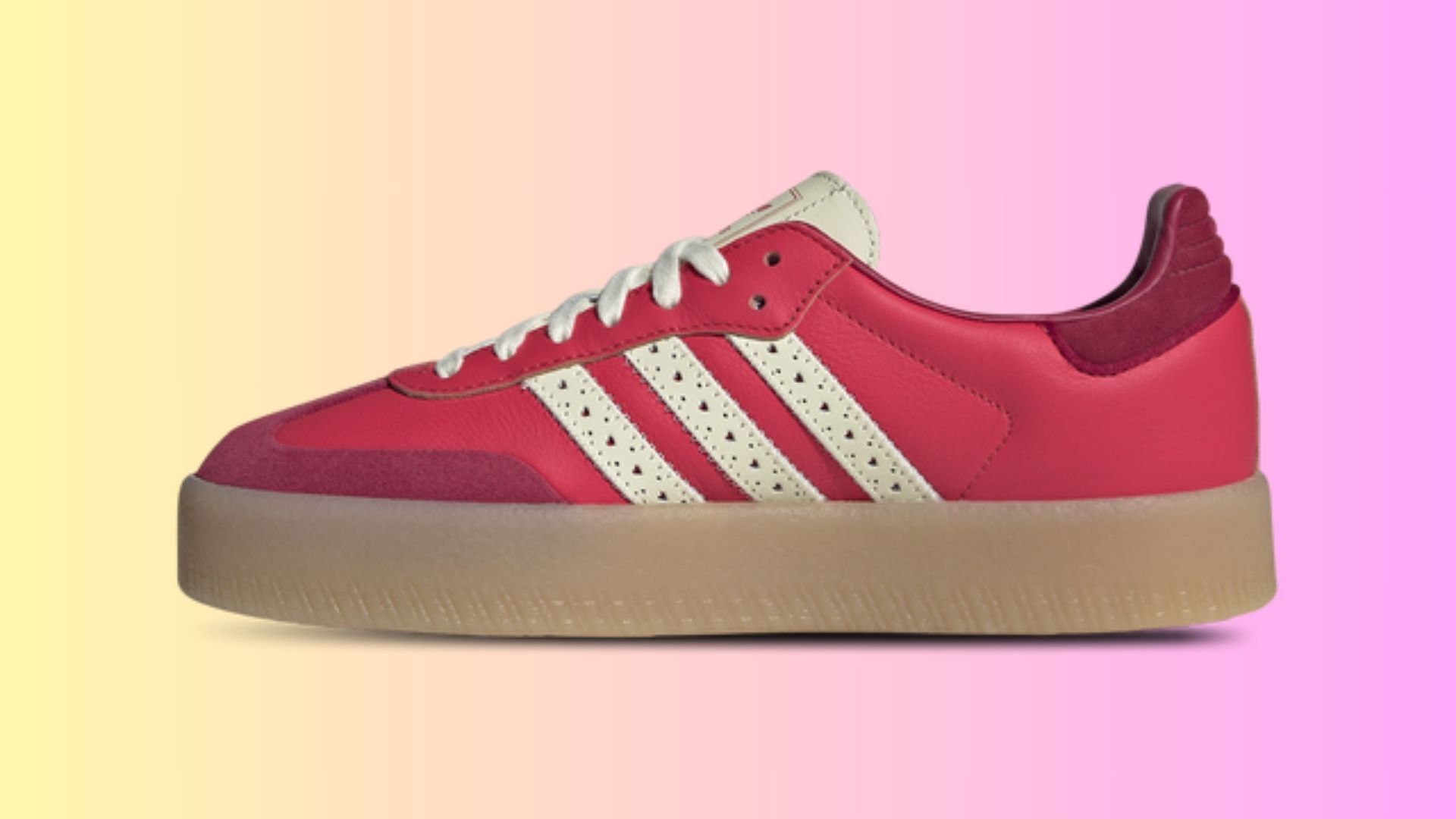 Adidas Sambae &quot;Valentine&#039;s Day&quot; (Image via Foot Locker)