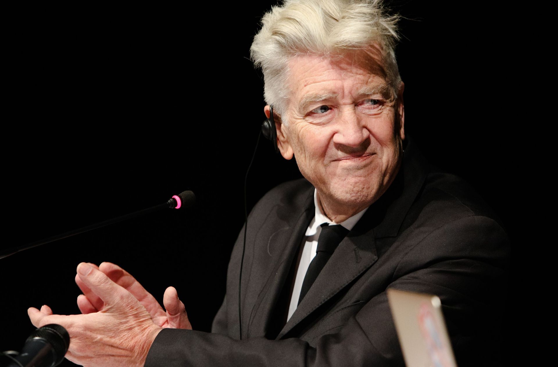 Us Film Director David Lynch Press Conference In Kiev - Source: Getty