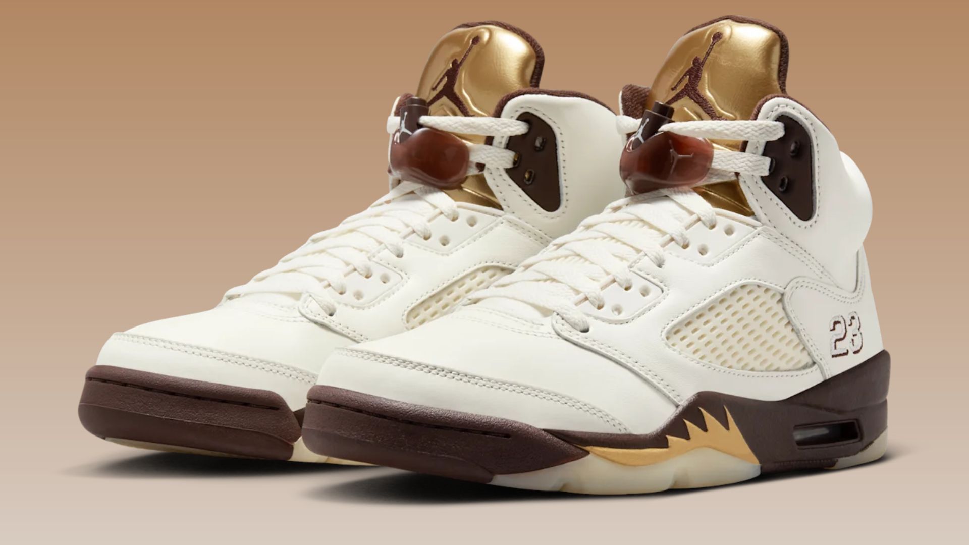 Air Jordan 5 &quot;Golden Ticket&quot; (Image via Nike)