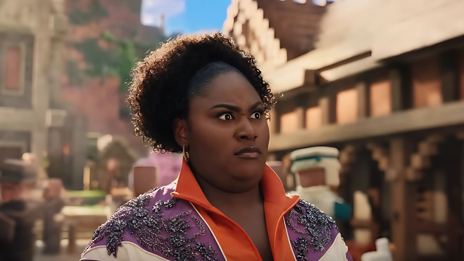 Danielle Brooks as Dawn in the A Minecraft Movie trailer (Image via. Warner Bros. Pictures/Youtube)