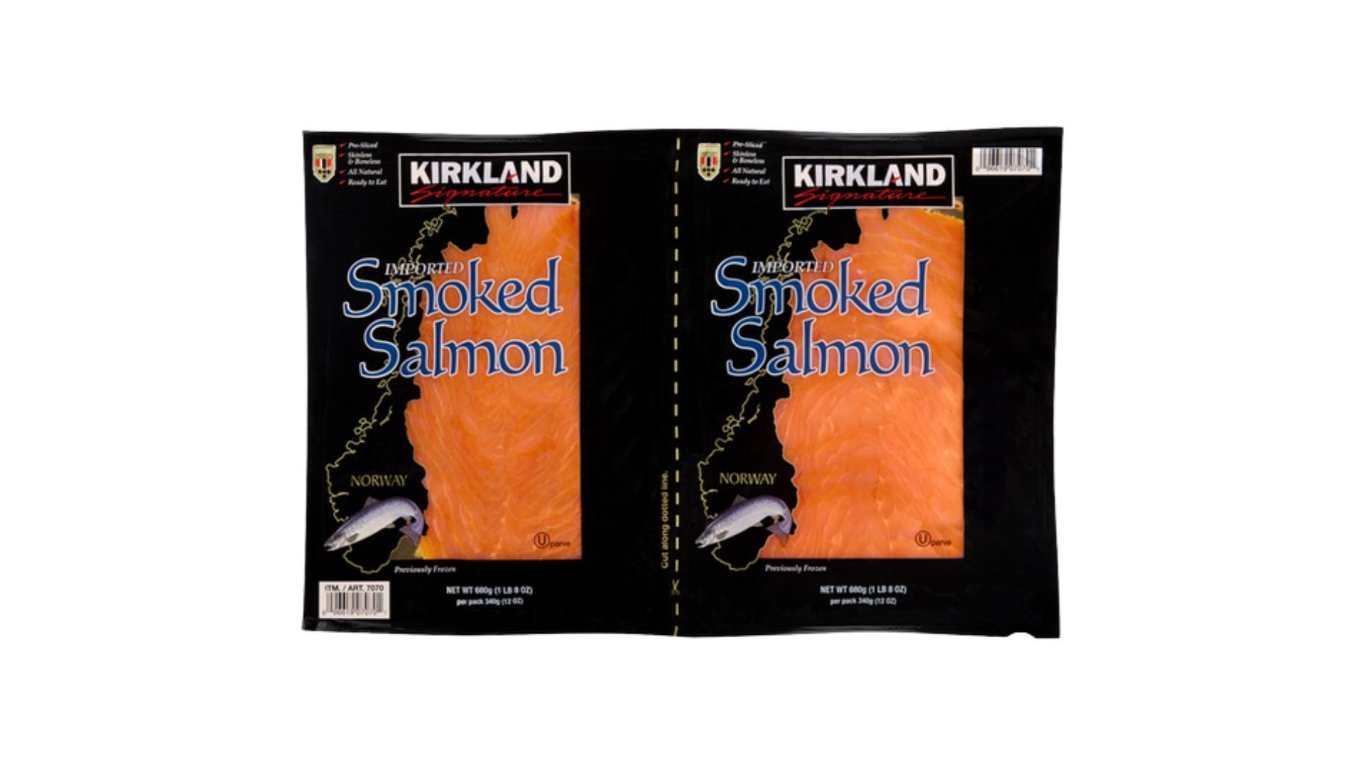 Kirkland Signature Smoked Salmon (Image via Costco)