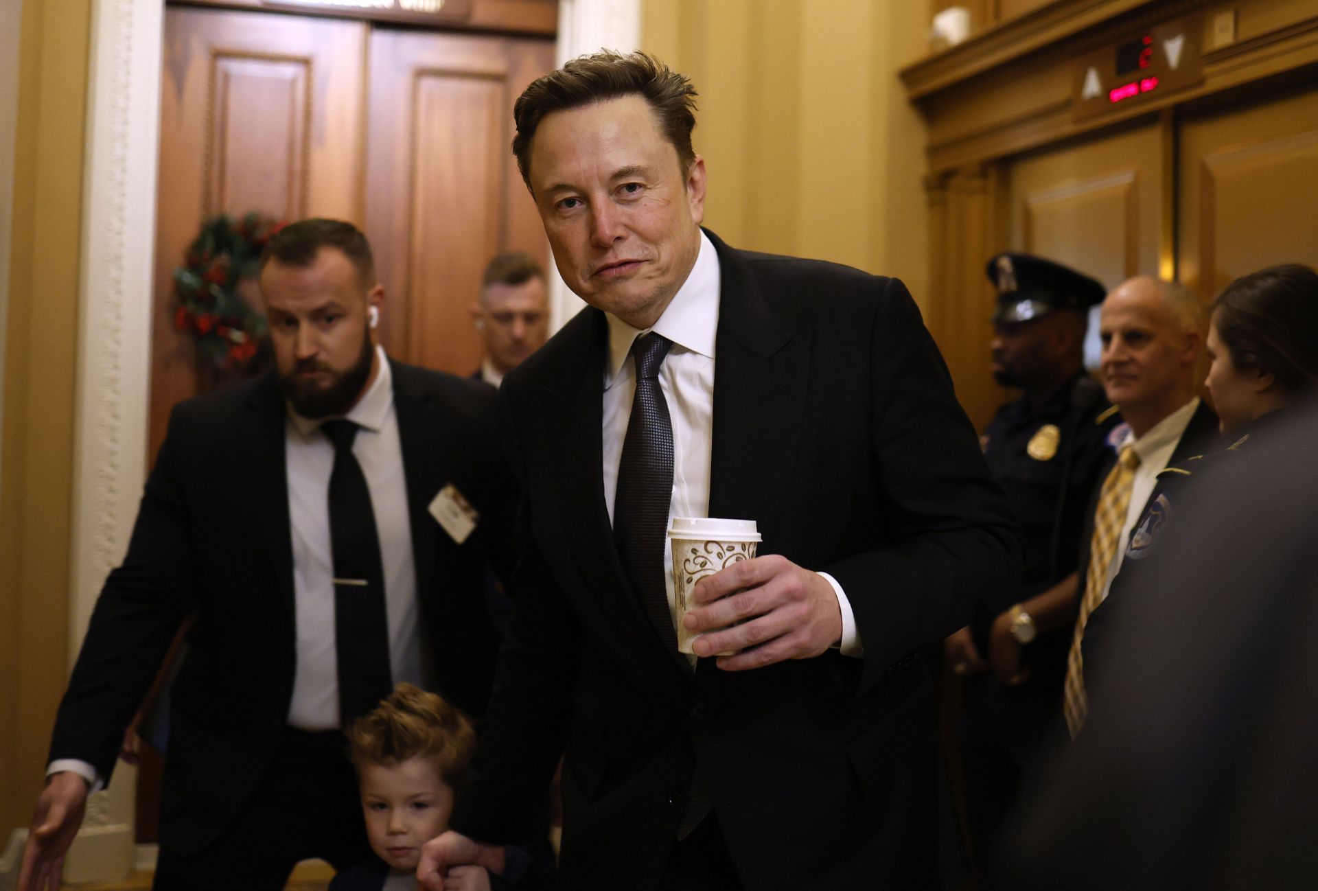 Elon Musk And Vivek Ramaswamy Visit Capitol Hill - Source: Getty