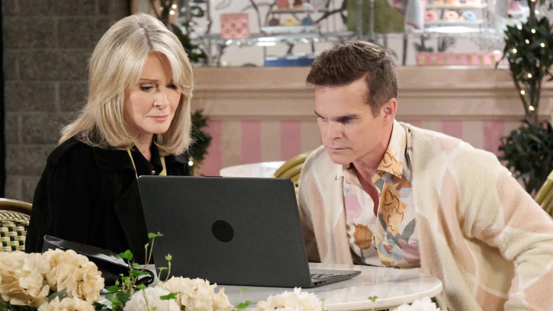 Marlena and Leo read Lady Whistleblower on Days of our Lives | Image: JPi