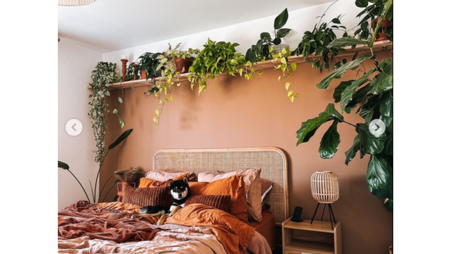 Boho Style Bedroom Ideas (Image via Instagram/laura_pigeon)