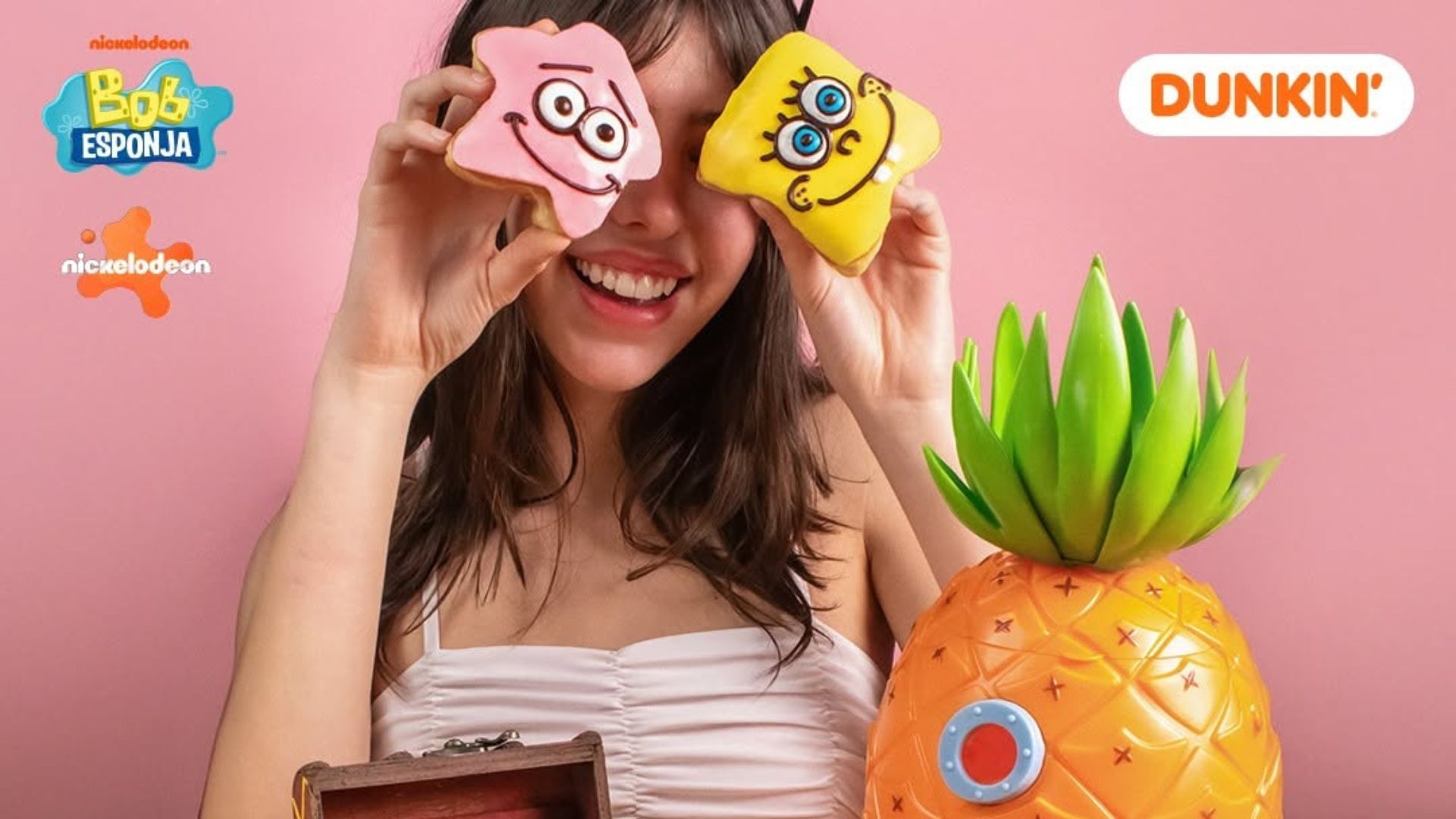 A new collection of Dunkin Donuts inspired by the characters of the hit animation series, SpongeBob SquarePants has launched in Peru (Image via Instagram/@dunkindonutsperu)