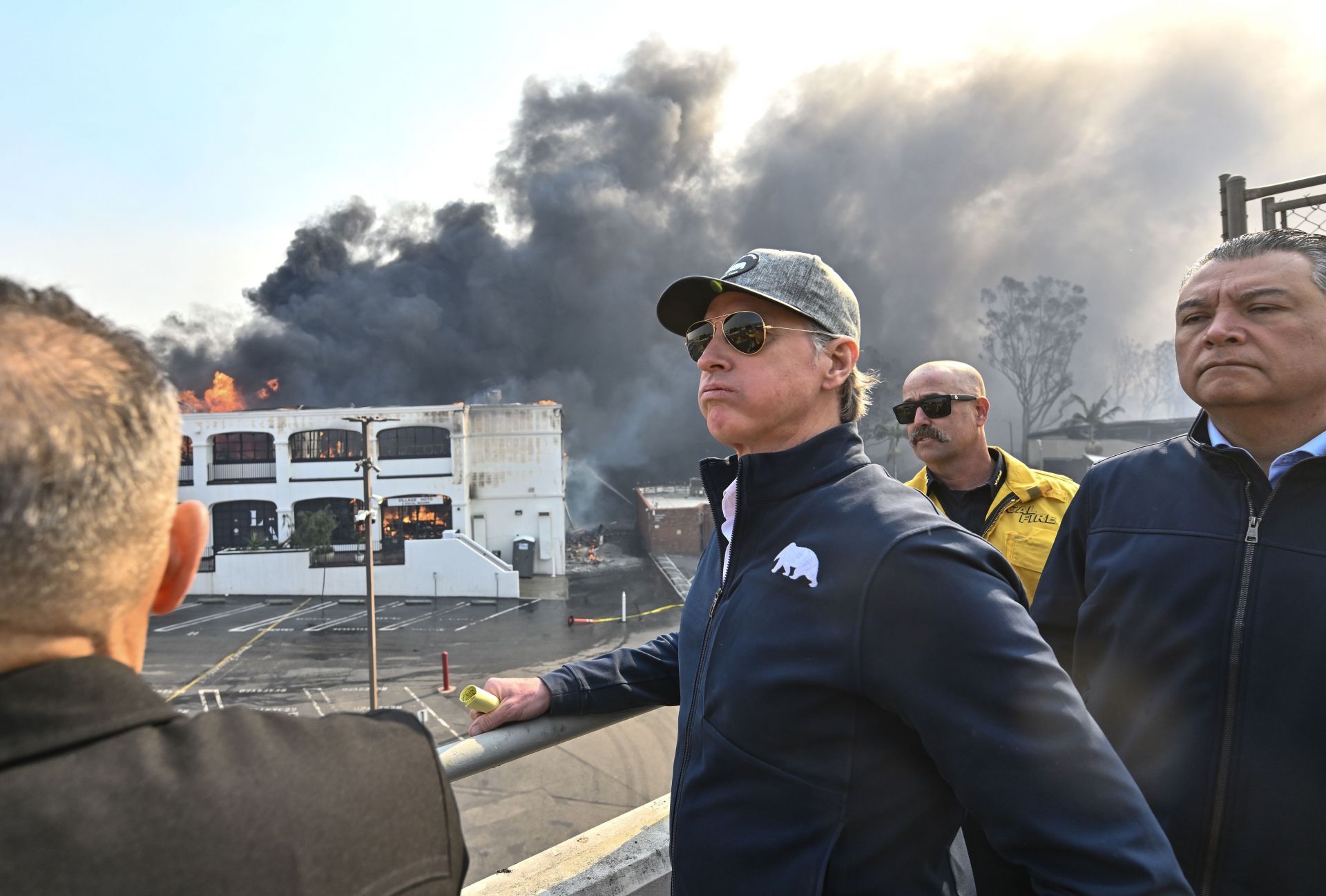 Powerful Winds Fuel Multiple Fires Across Los Angeles Area - Source: Getty