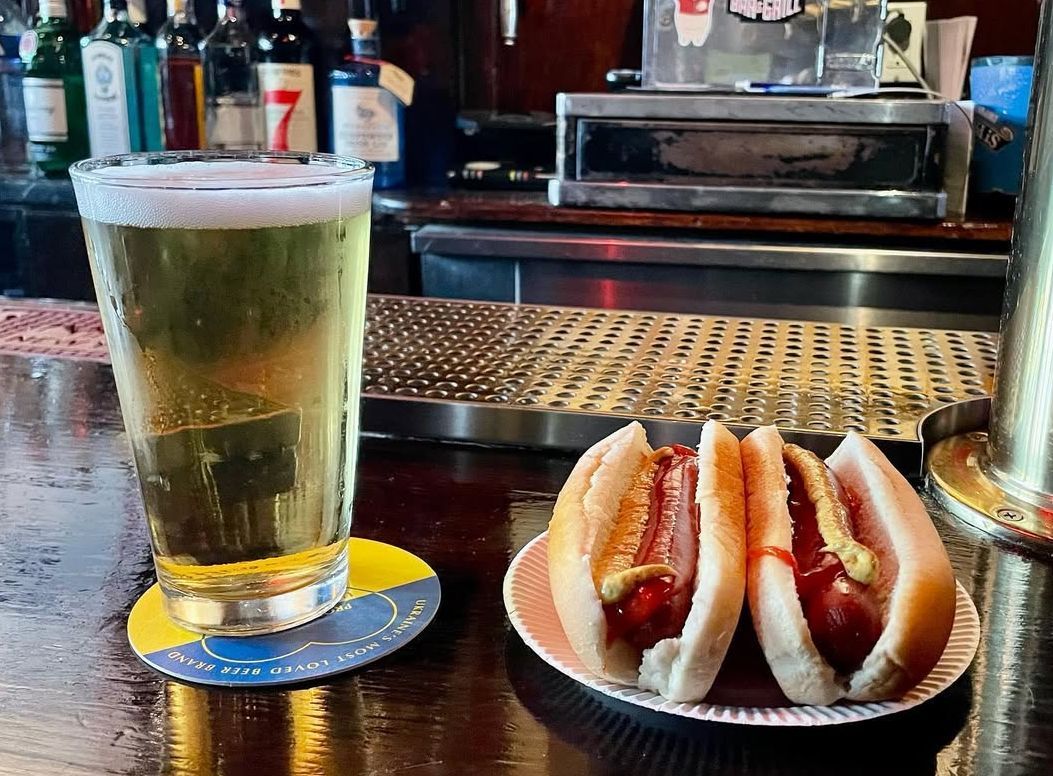 Hot Dogs from Rudy&#039;s Bar &amp; Grill. (Image via Instagram/@rudysbar)