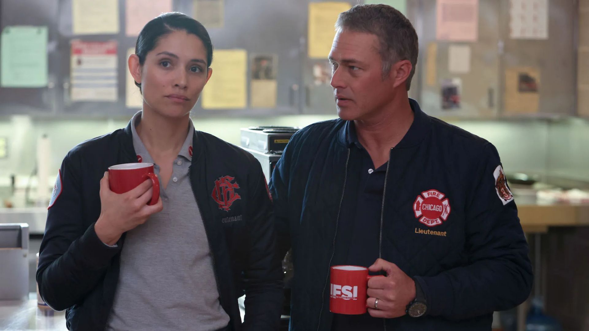 Stella Kidd and her husband Kelly Severide (Image Source: NBC)