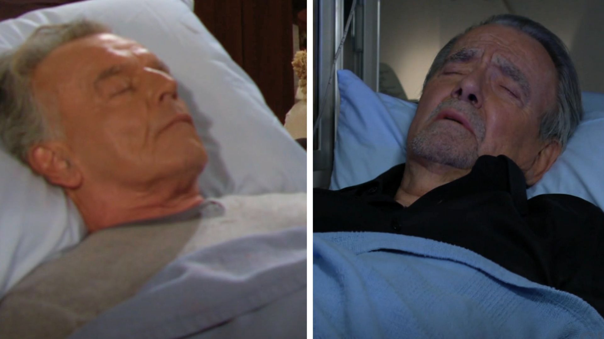 Ian and Victor on stretchers on The Young and the Restless | Image: CBS