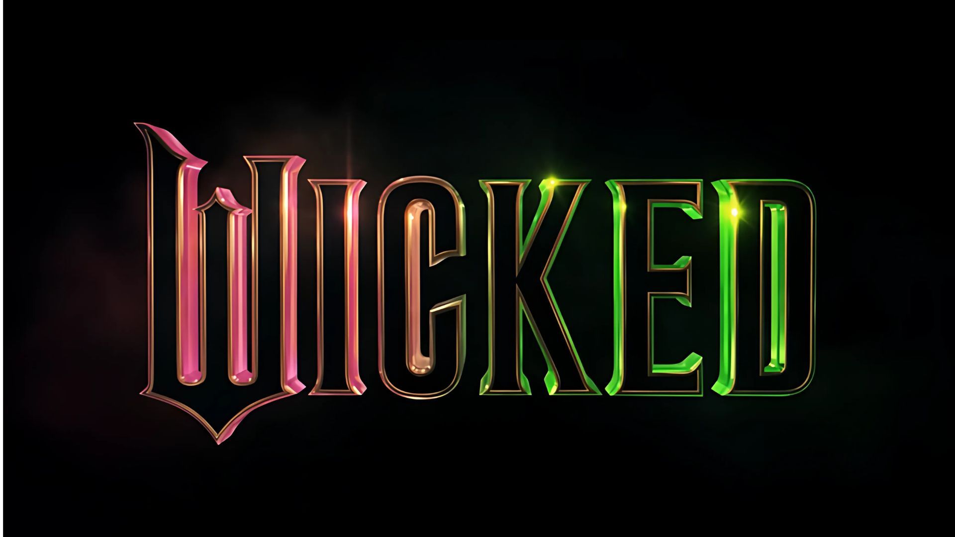 Wicked trailer titile card (Image via. Universal Pictures)