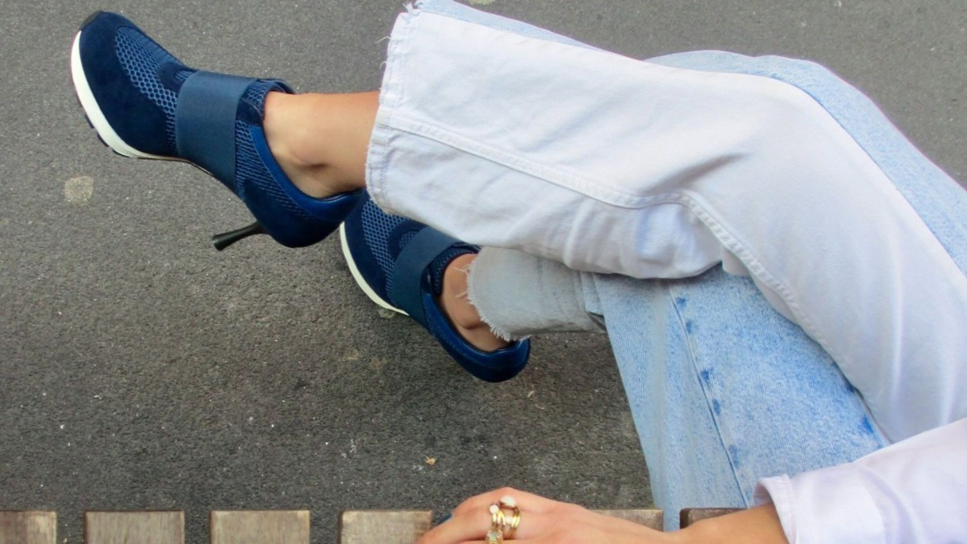 Sneaker heels, stylishly called Sneex heels, are back in trend for the winter season (Image via Instagram/@sneex)