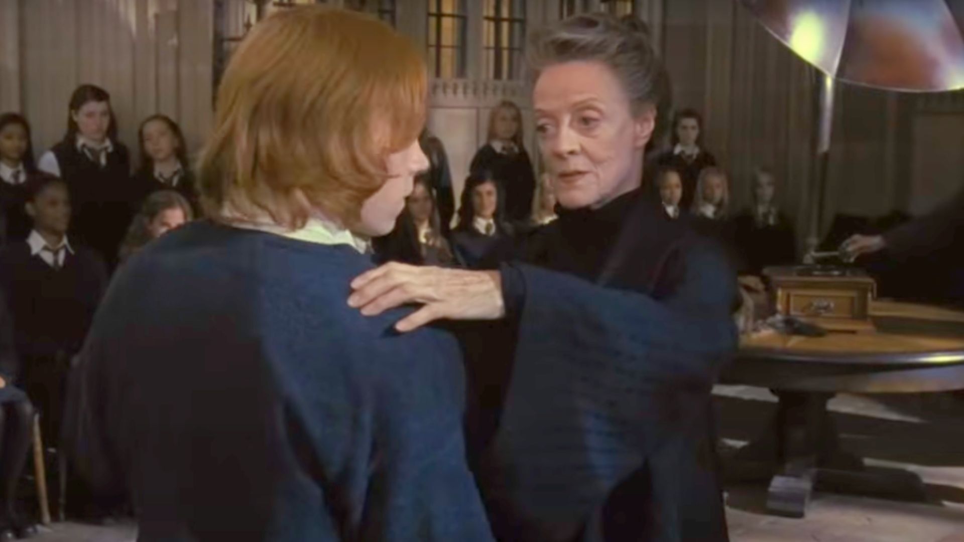 Professor McGonagall and Ron Weasley | Image Via: Warner Bros. Pictures