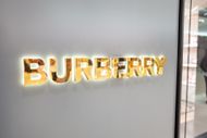 Burberry Logo Display - Source: Getty