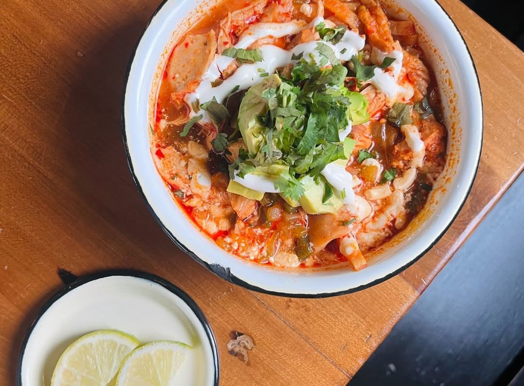 Tortilla soup from Galaxie (Image via Instagram/@galaxietacos)