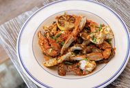 Steamed Crabs tossed in a chili-garlic-ginger sauce (Image via Instagram/@thechoptank)