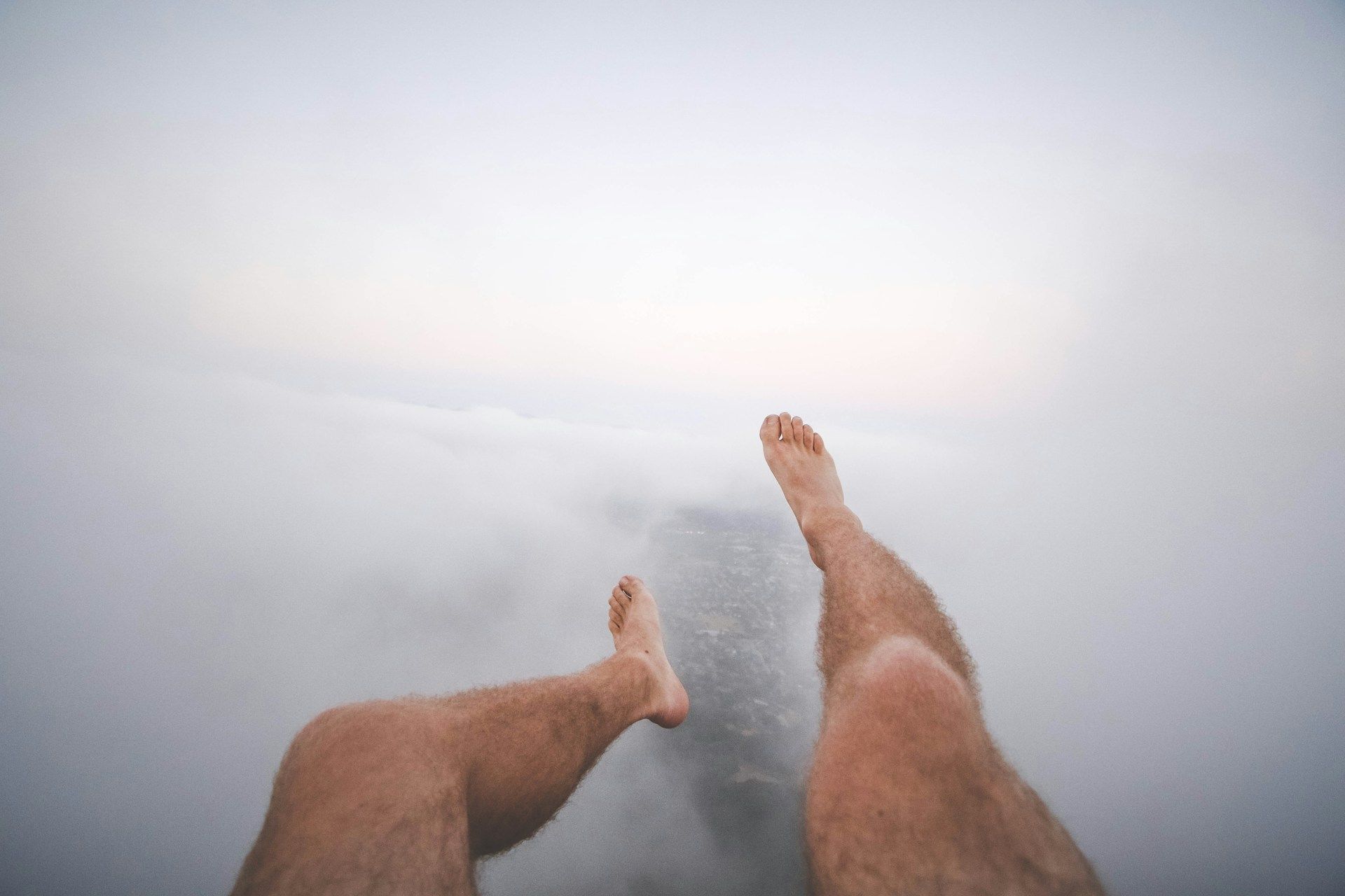 Image of legs (Image via Unsplash/Jeremy Bishop)