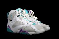 2010 Air Jordan VII (7) Retro sneakers are pictured in the photo studio Tuesday evening. The sneakers were brought in by Jessica "Brooklyn" Teo, 31, of West Reading. Photo by Natalie Kolb 9/9/2014 - Source: Getty