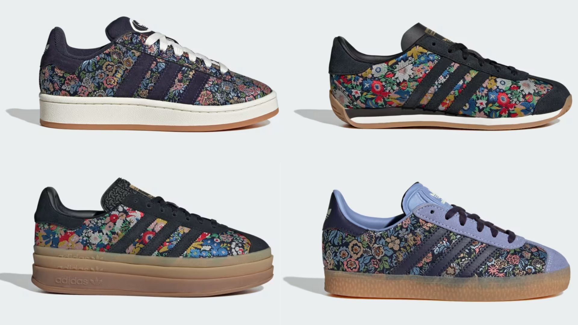 Liberty London x Adidas sneakers (Image via Adidas)