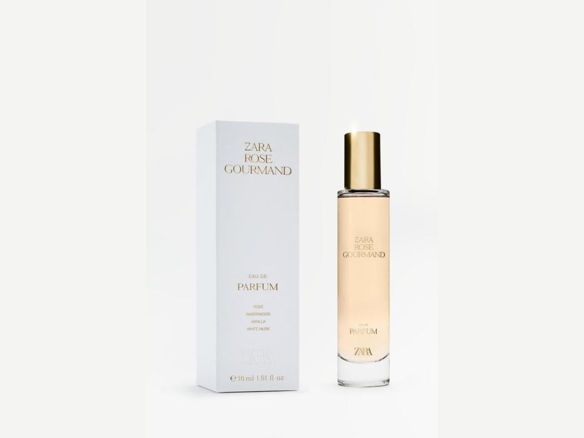 ROSE GOURMAND Eau de Parfum (image via Zara)