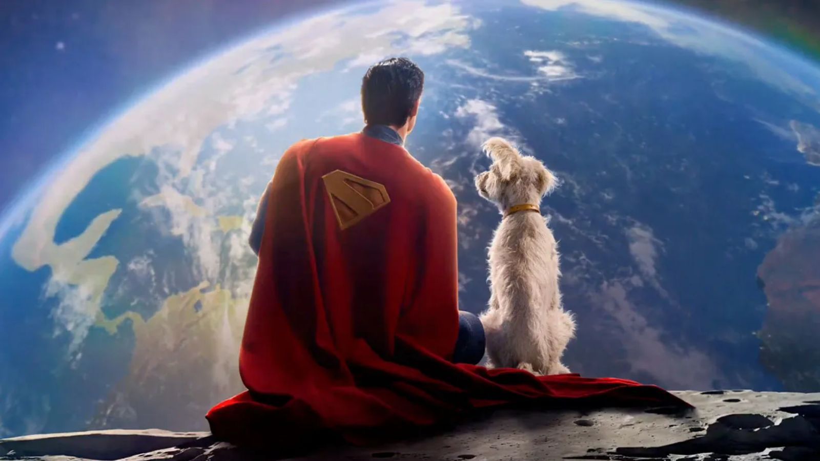 Superman and Krypto (Image via James Gunn/X)