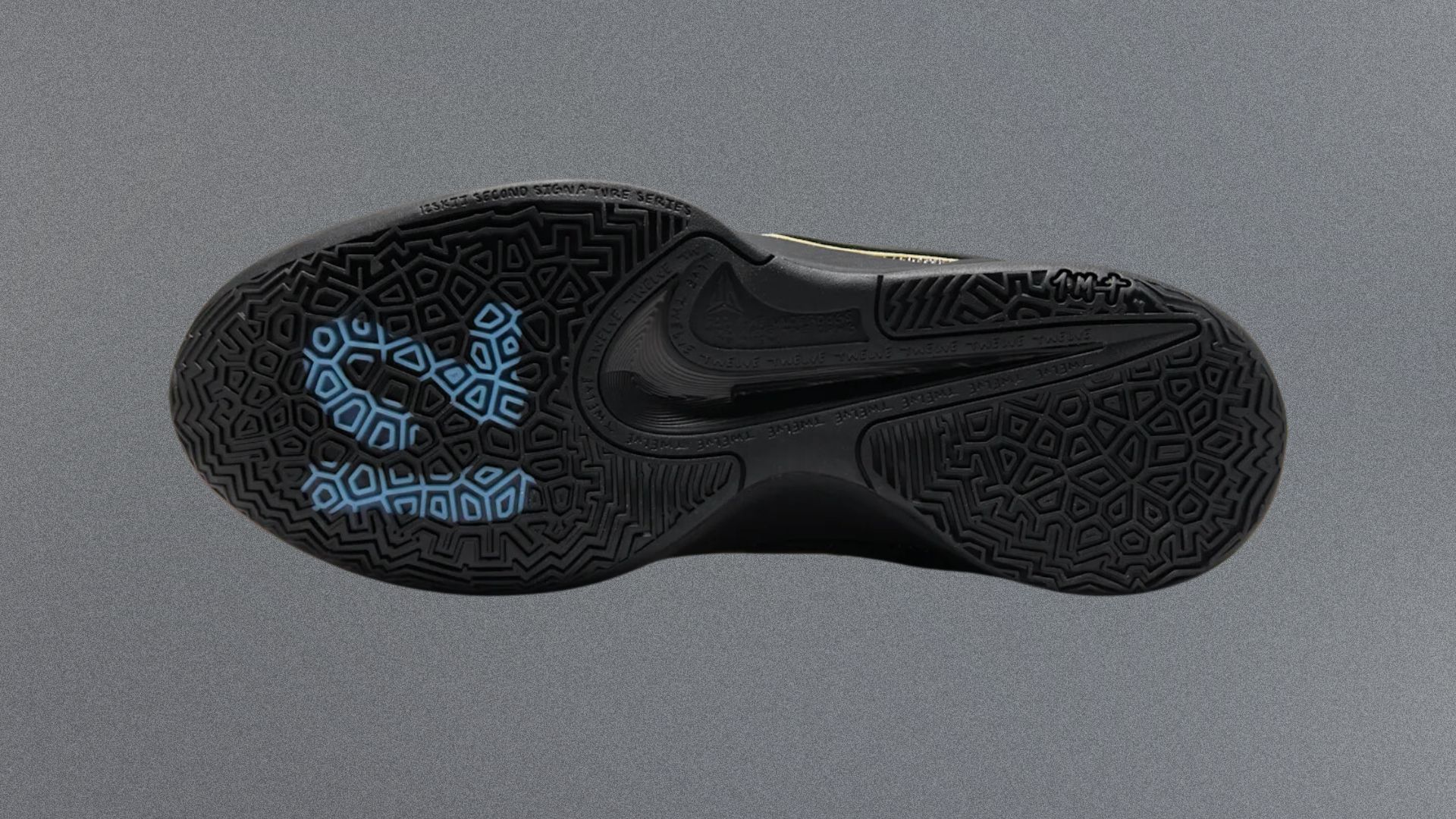 Back view of Nike SNKRS Swarovski x Ja 2 &quot;Black Label&quot; sneakers (Image via nike.com)